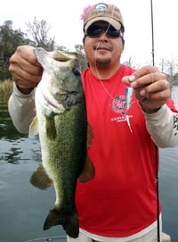 Tino with a good Fayette County bass