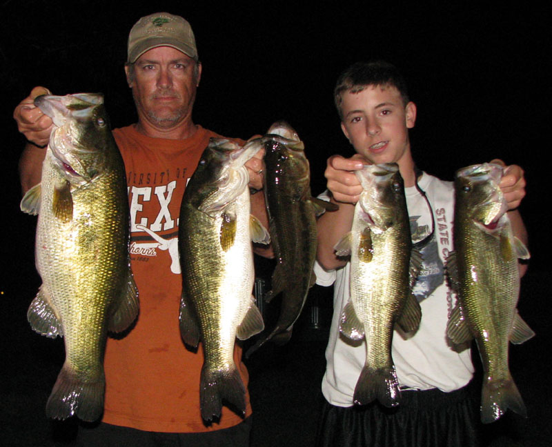 Lake Austin Fishing Report - Night Trip, May 29, 2013 - fishing photo
