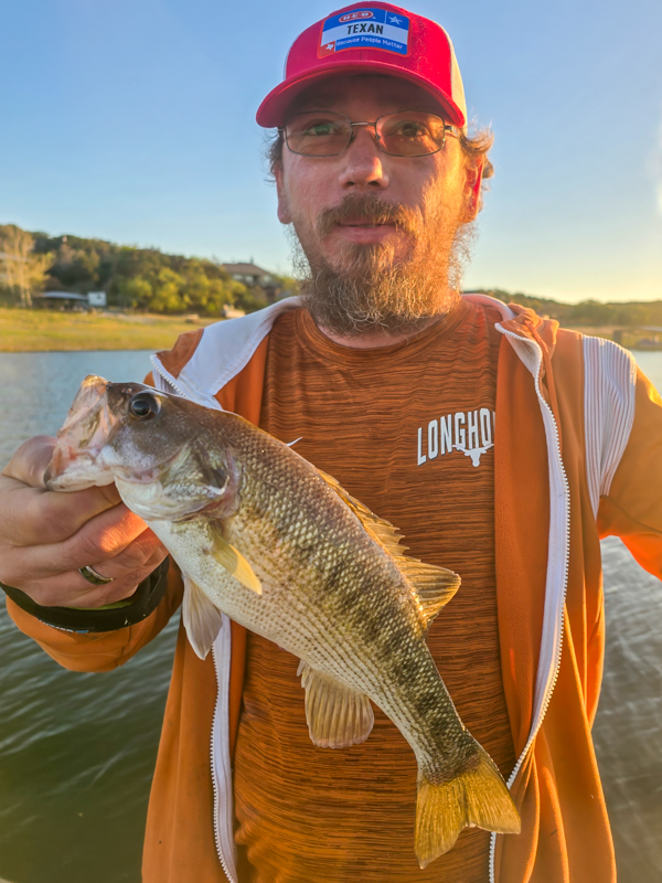 Nice Lake Travis Guadalupe bass