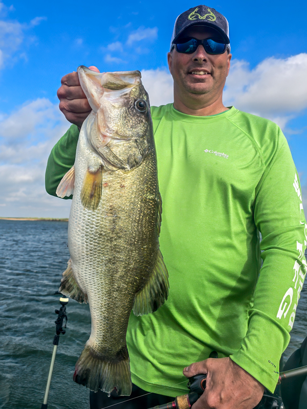 Jason with a nice one over 6lbs from Falcon Lake