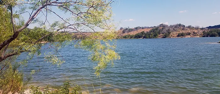 Inks Lake Inks Lake bass fishing with Texas Hawgs