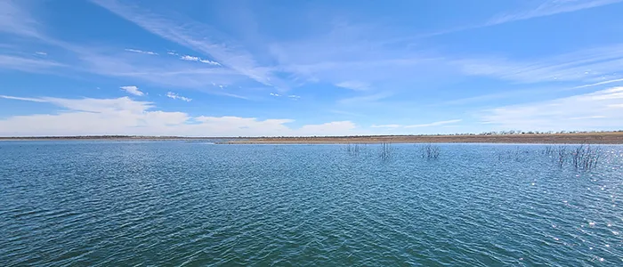 Lake O.H. Ivie trophy bass fishing with Texas Hawgs