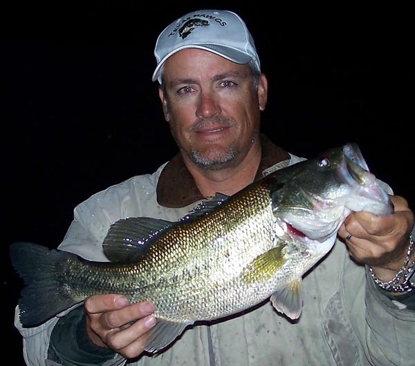 Big prespawn largemouth bass from Lake Travis, March 2008
